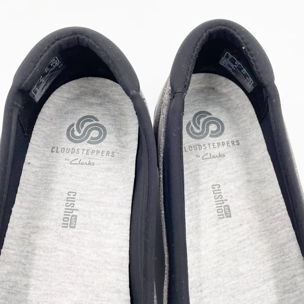 Cloudsteppers by Clarks Women's Ayla Pure Closed Toe Loafers Flats Size 6.5 Grey Gray - Image 5
