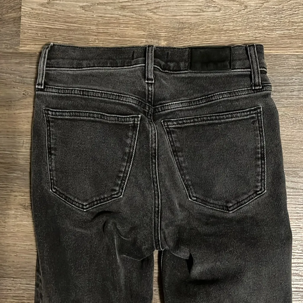 Madewell Black High Rise Cali Demi-Boot Jeans - size 27 - Image 9