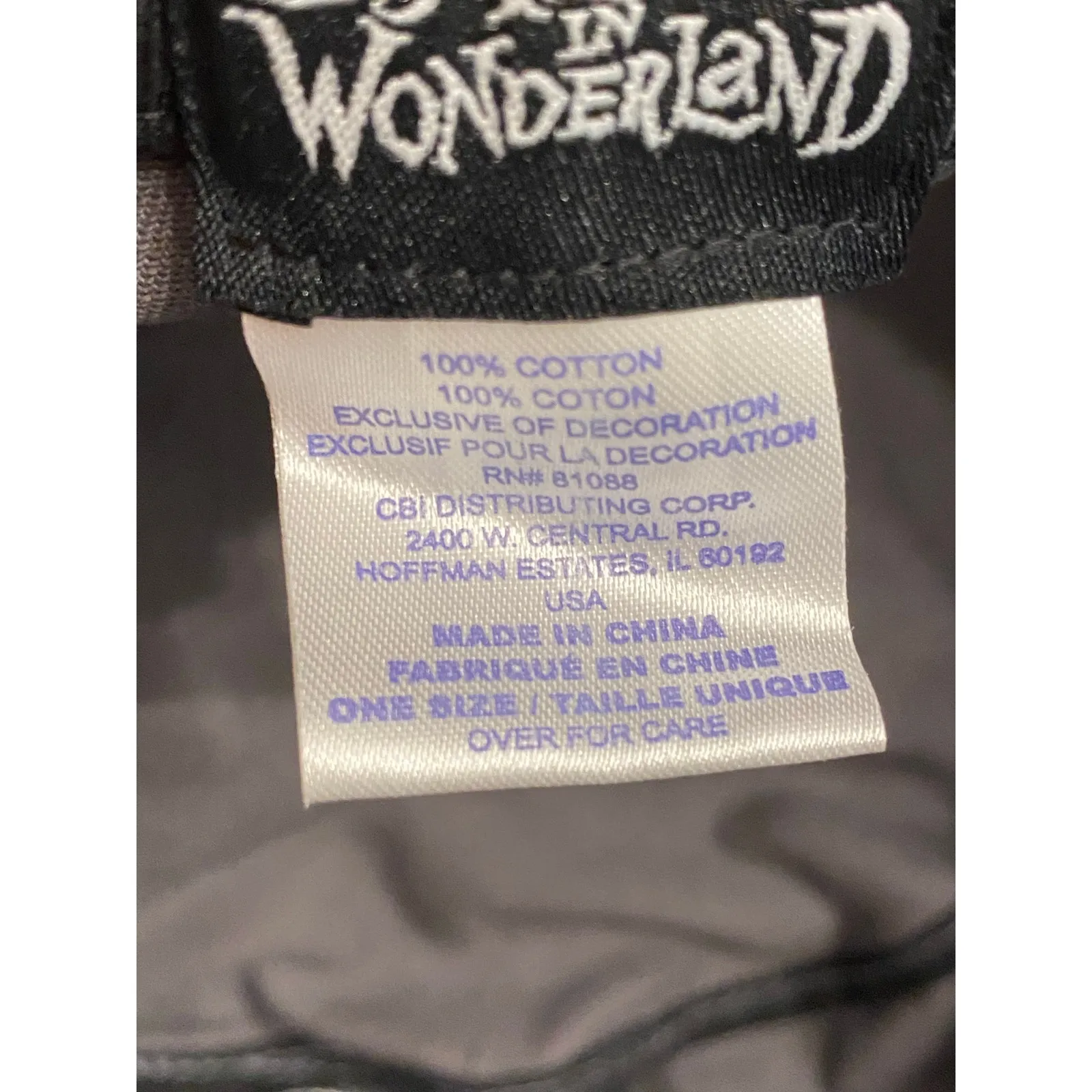 Alice in Wonderland Cheshire Cat Cadet Cap Alt Punk Fantasycore Disney‎ Goth - Image 8