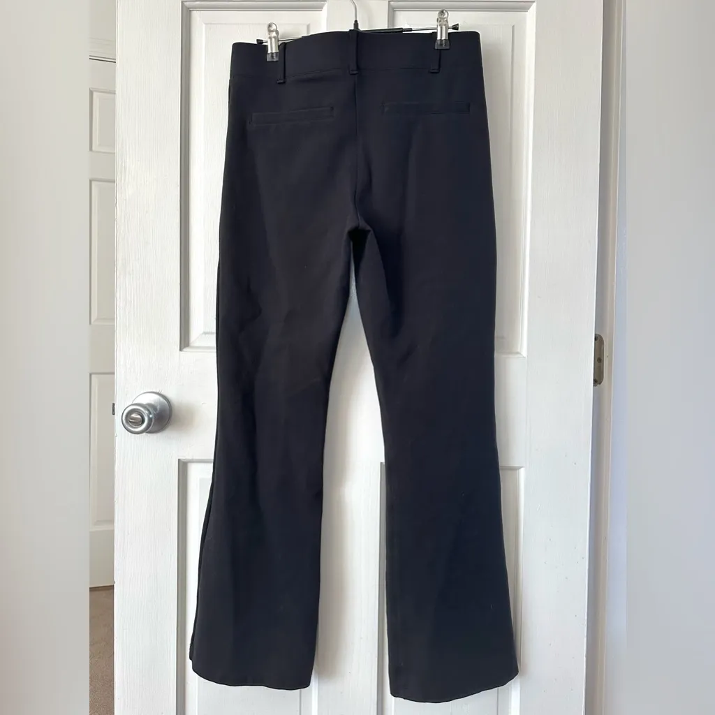 Betabrand Black Dress Pants Yoga Pant Flare Bootcut Pull-On Size L Petite - Image 4