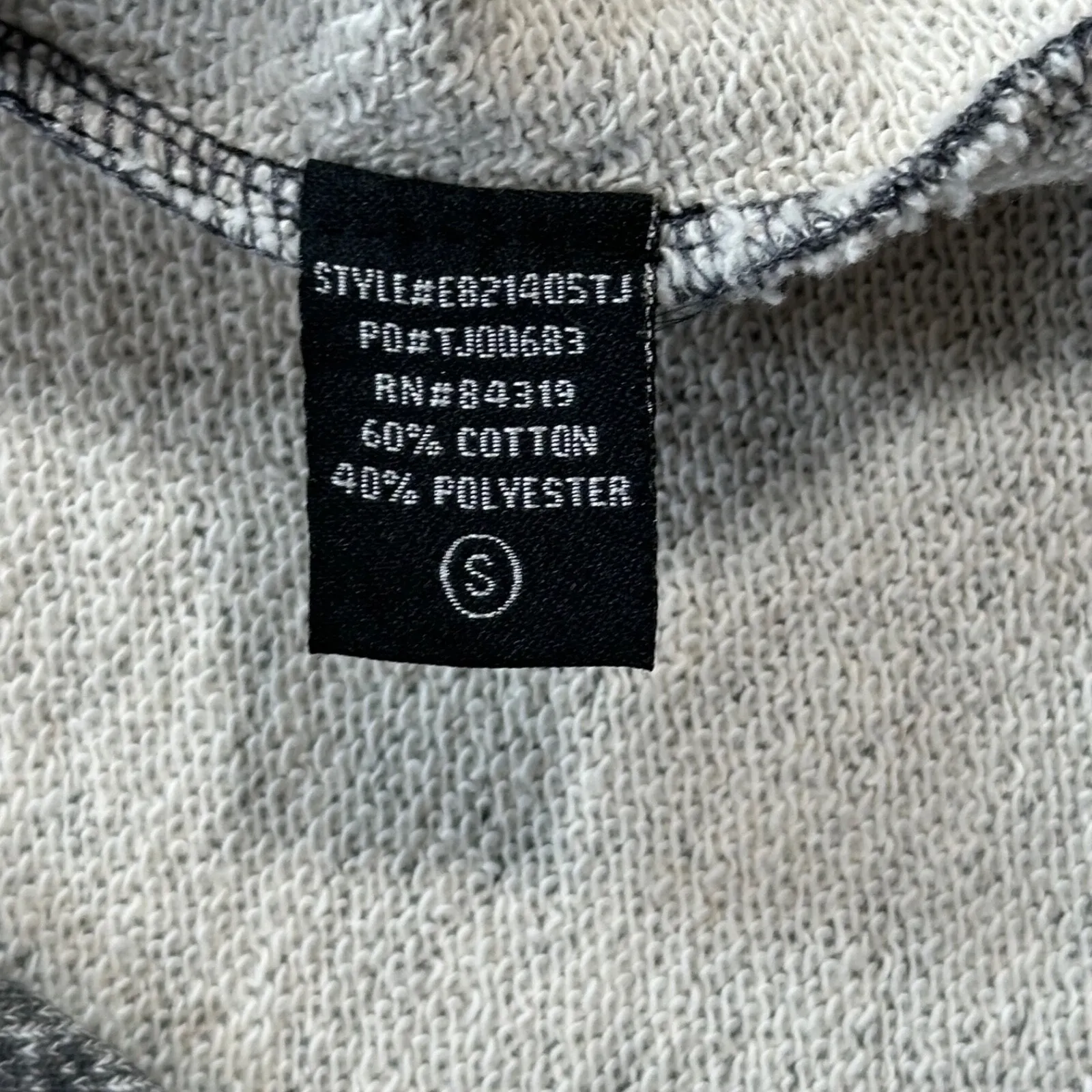 Lyn by Cyrus Open Front Terry Cardigan Women's Small Gray Drape Comfort Lounge - Image 6