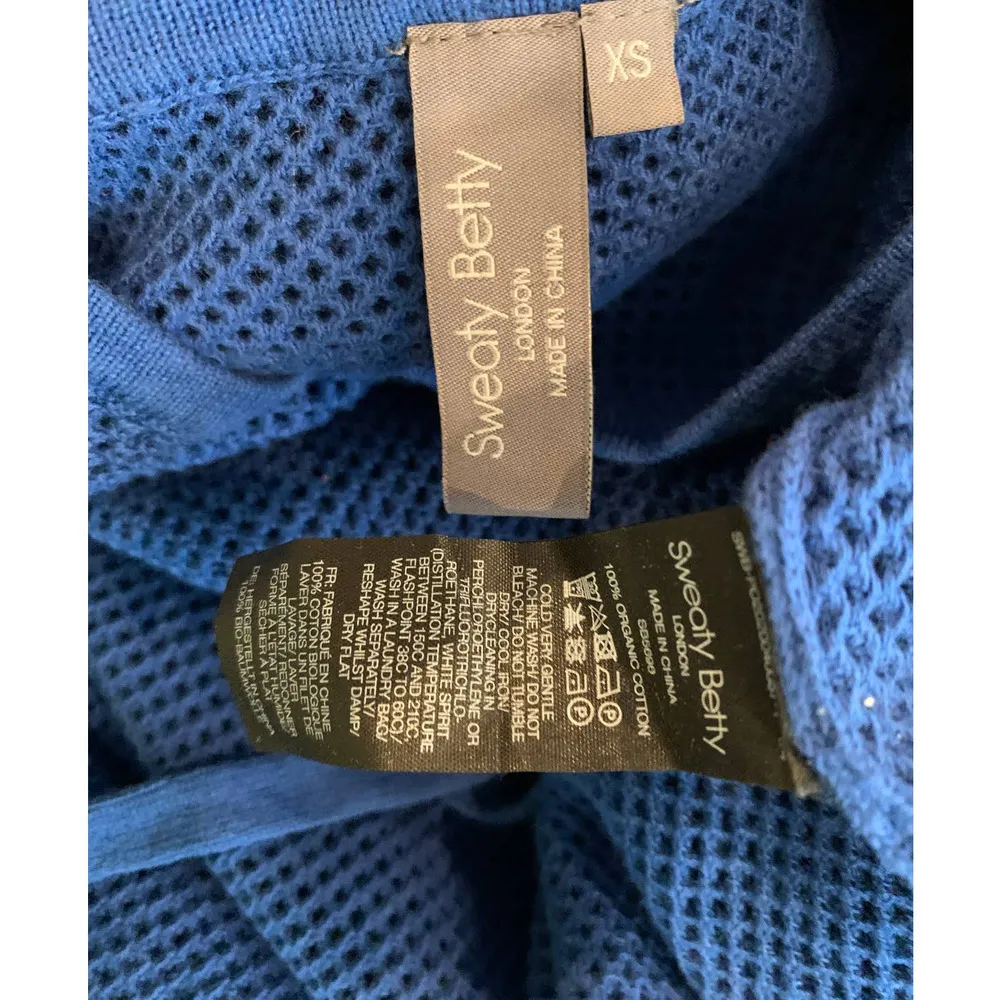 SWEATY BETTY Wimbledon Mesh Knit Hoodie (XS) - Image 7