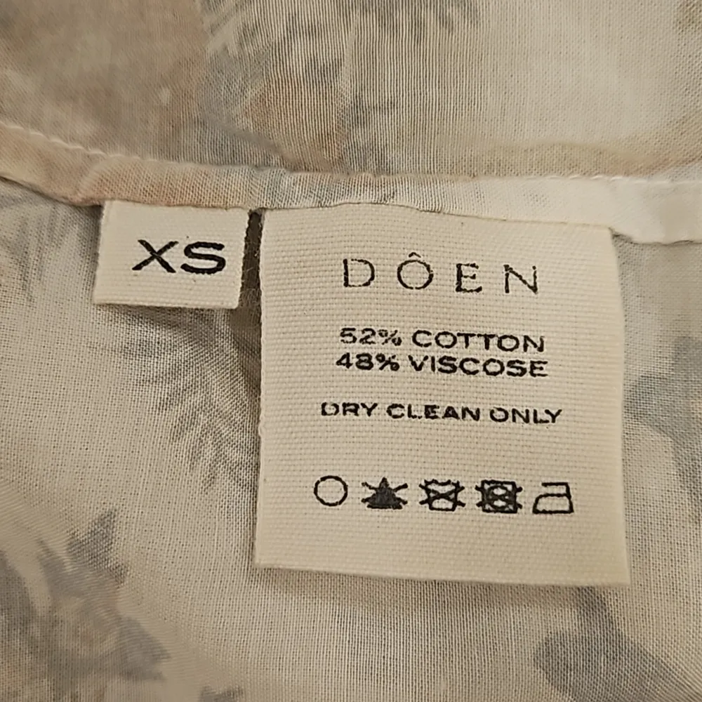 💕DOEN💕 Carnation Dress ~ Salt Summer Floral Print XS NWOT *Missing Waist Tie" Green - Image 15