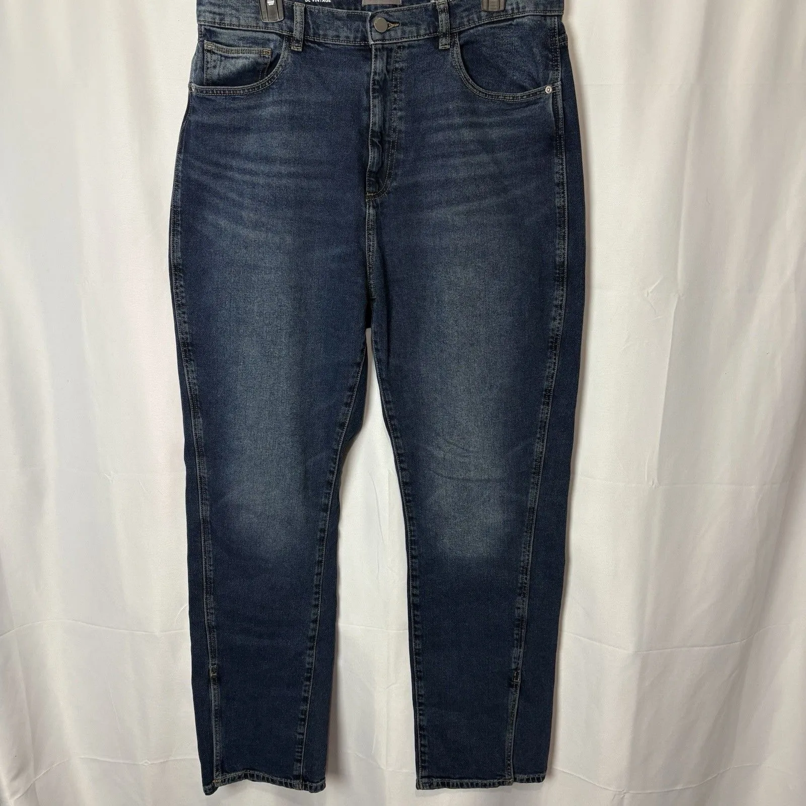DL1961 Emilie Straight Ultra High Rise Vintage Jeans Women’s Size 31 Classic - Image 3