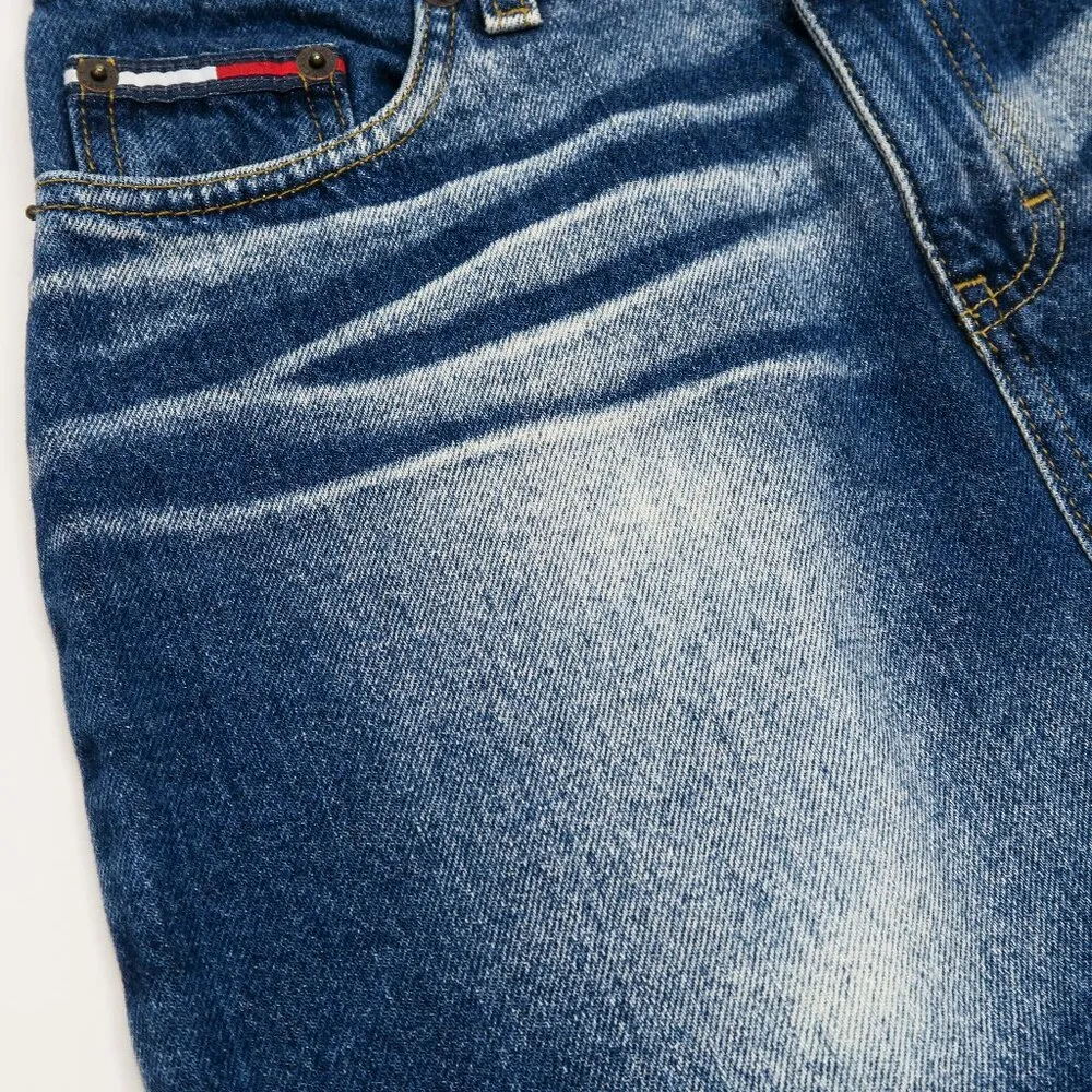 Vintage Y2K Tommy Jeans Denim Hip Mini Skirt - Image 5