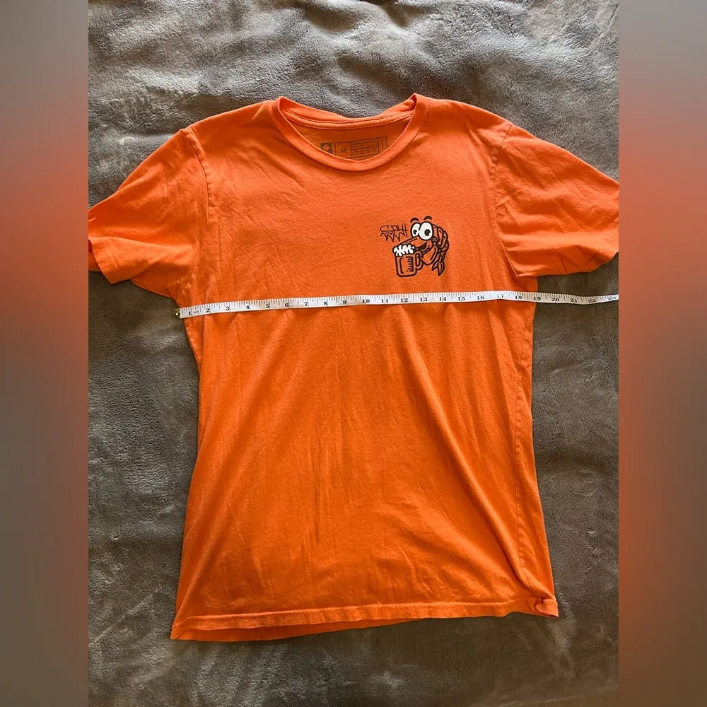SPY Spyoptic.com Shrimp Orange Graphic Tee Unisex T - Image 5