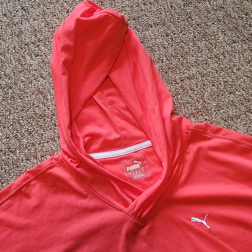 Puma Lightweight Hoodie Top SIZE L - Image 4