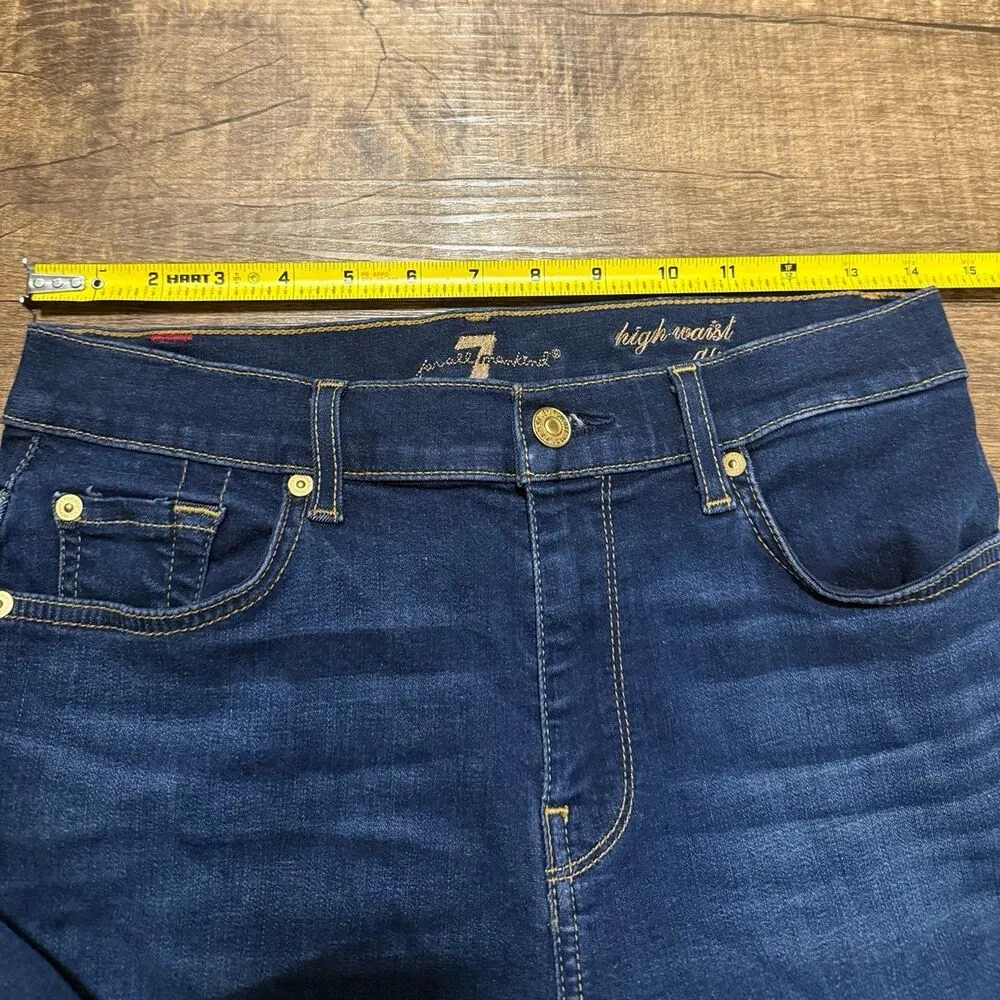 7 for All Mankind High Waist Ali darkwash bootcut jeans - Image 6