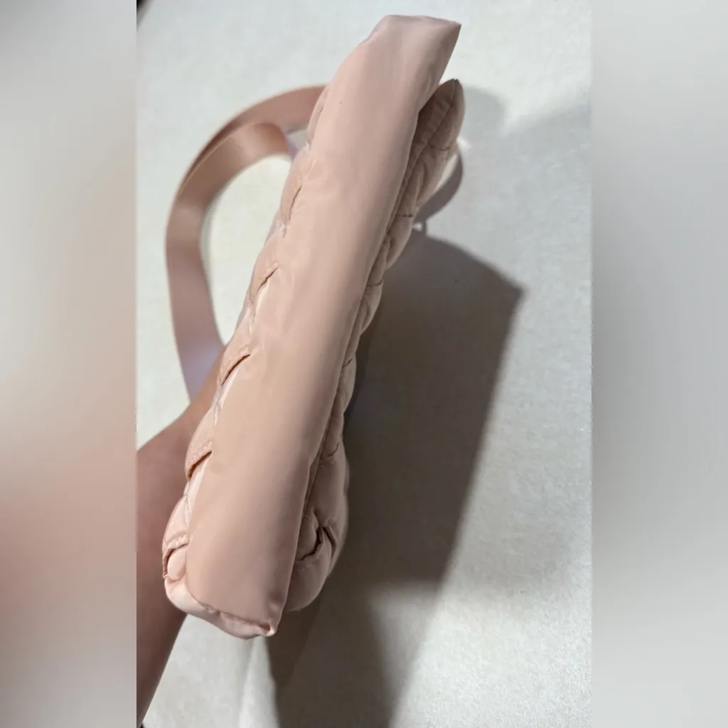 Live in Style Chic Quilted Crossbody Bag in Blush Aldi Pink - Image 7