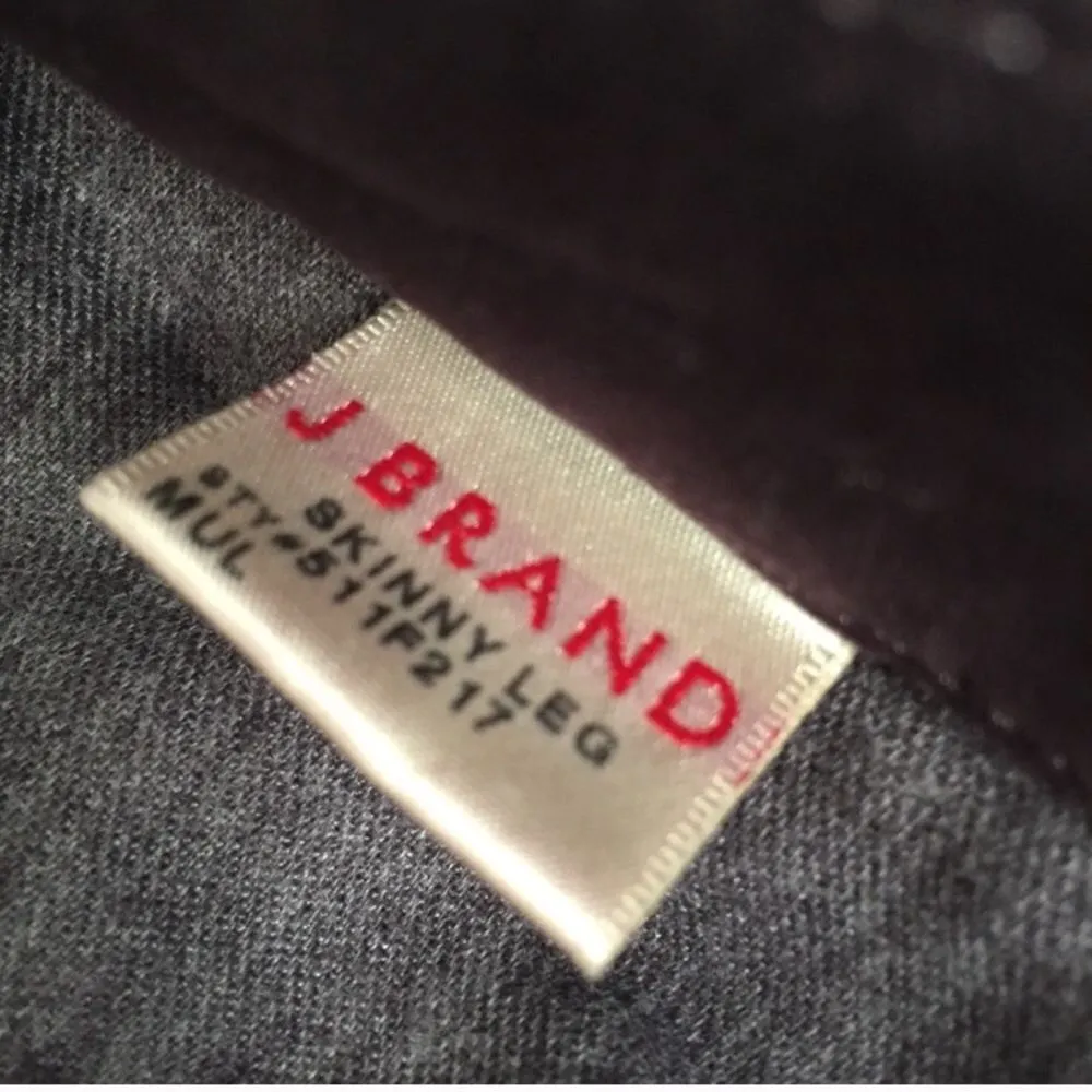 J Brand Mid Rise Corduroy Pants Sz 27 Skinny Jean Style - Image 5