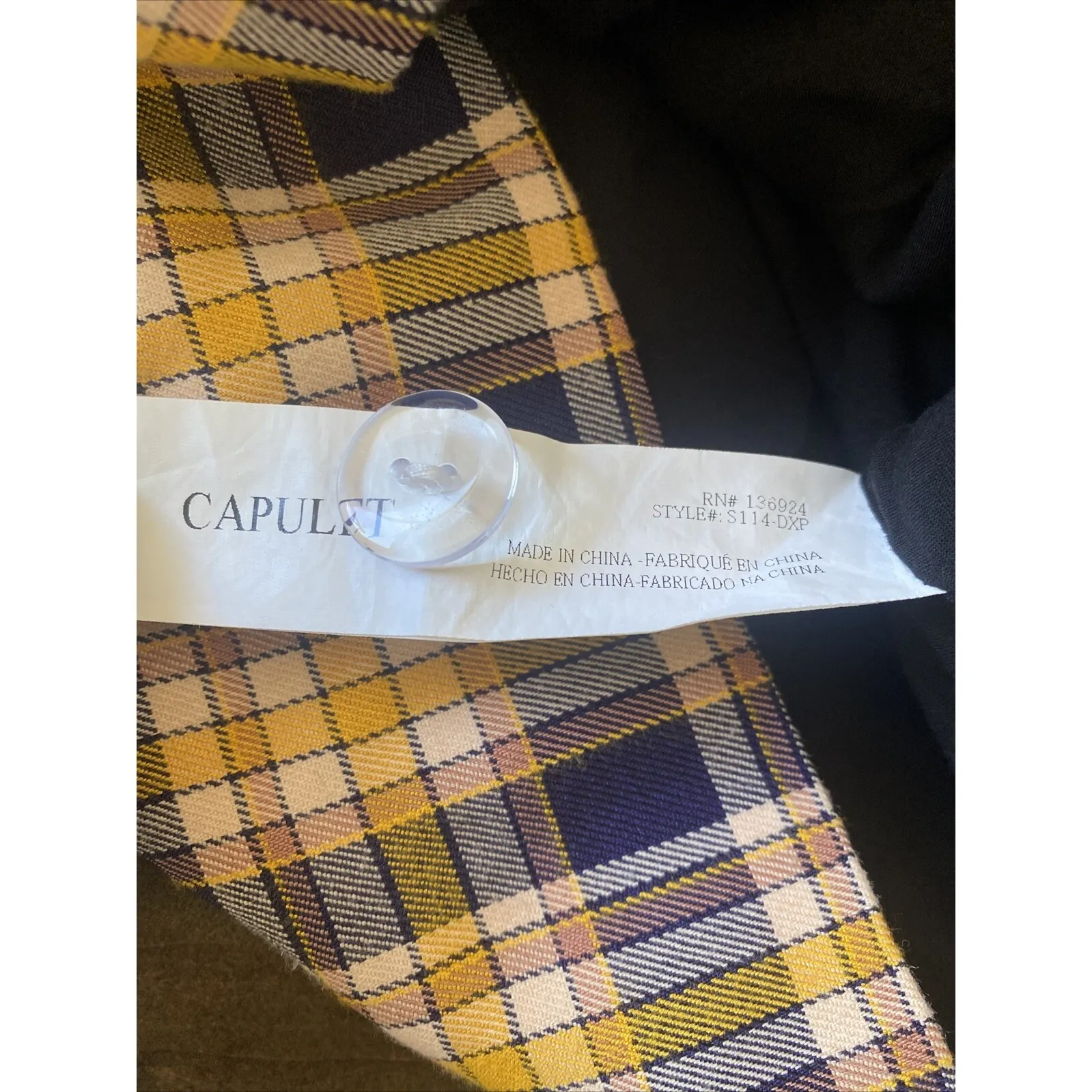 Capulet Women's Revolve XS Lenora Yellow Plaid A-Line Mini Skirt Preppy Academia - Image 8