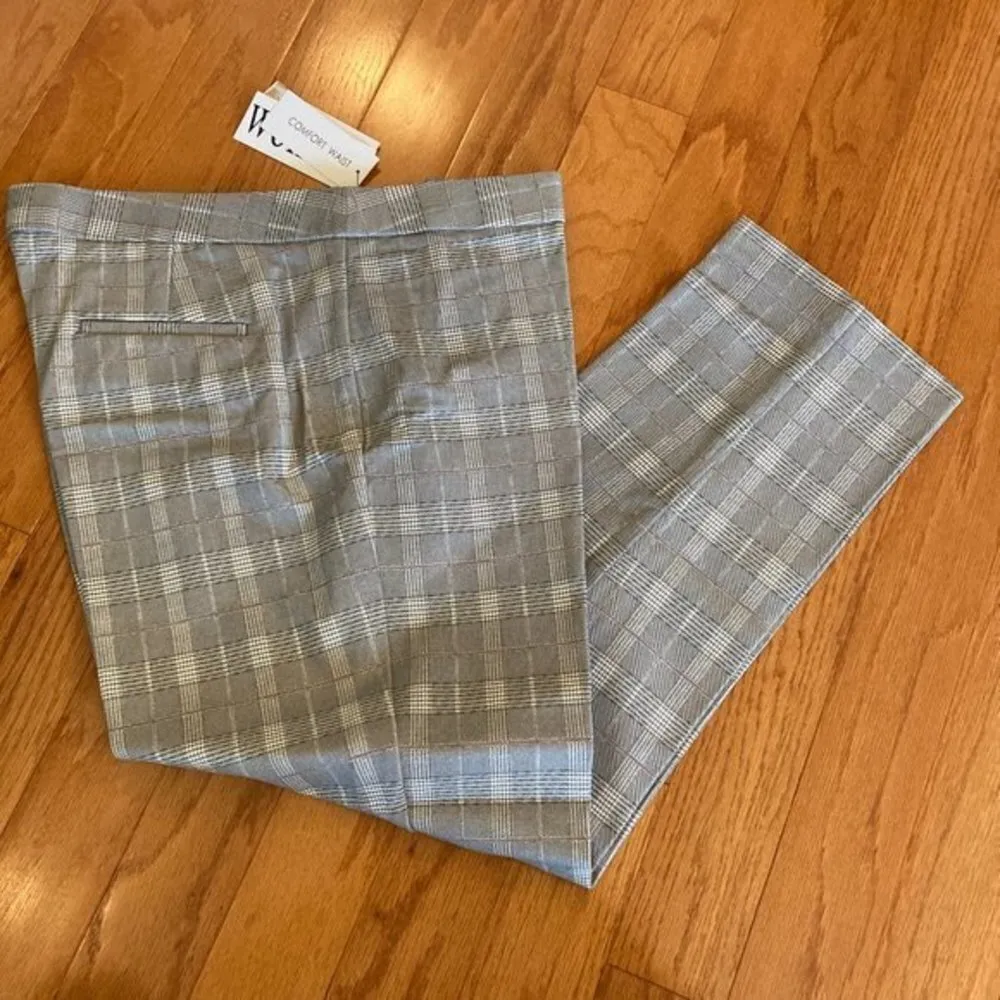 Amanda & Chelsea Plaid Ponte Knit Dress Pants Sz 16W NWT - Image 3