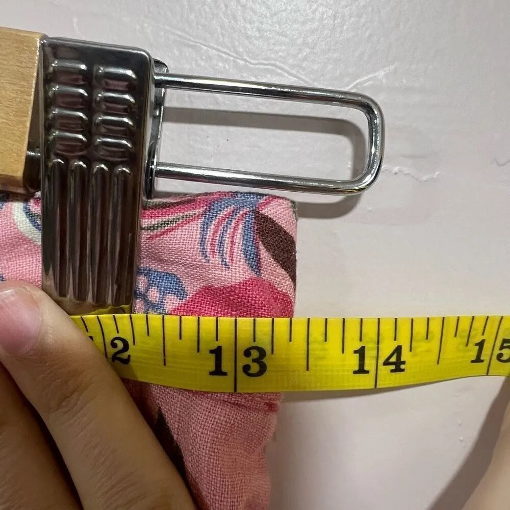 Vintage, 1990's, Cambridge Country Store, Tropical, Floral, Pink, Rose, Blue, Li Pink Size 4 - Image 7