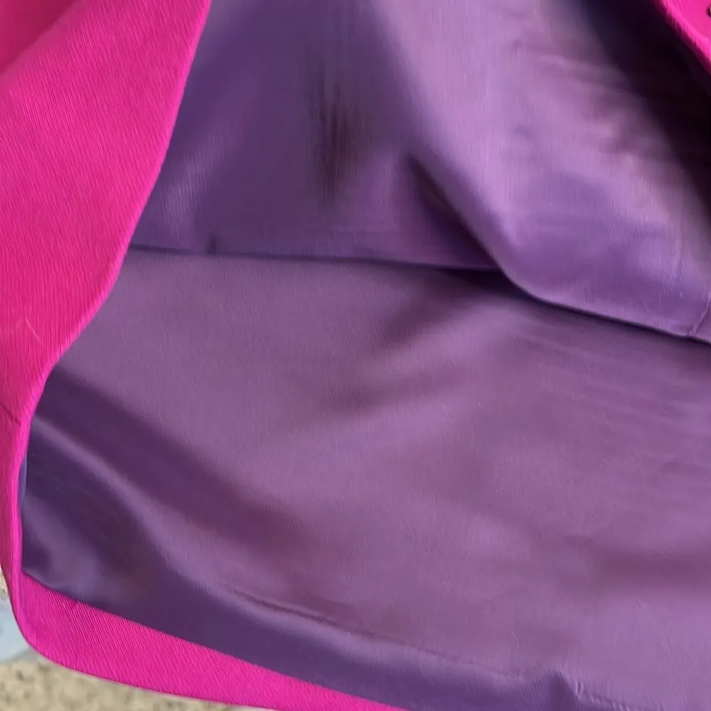 Trina Turk crepe cap sleeve Pink shift Dress - Image 11