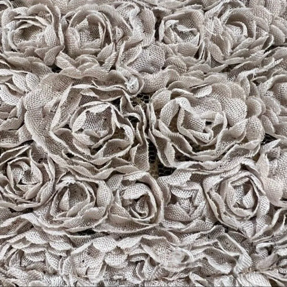 Vintage Crochet Sleeveless Top Size Medium Tan - Image 10