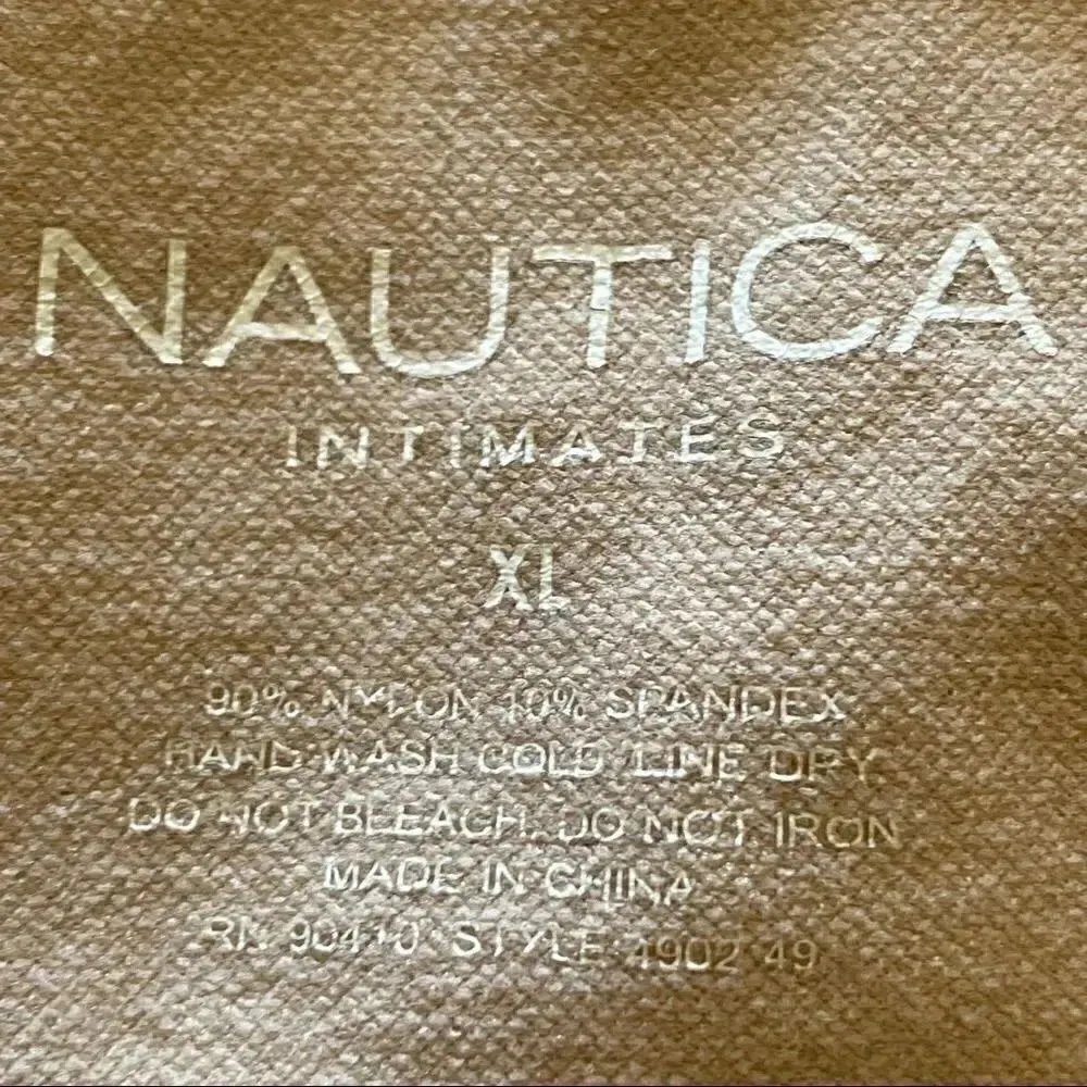 Nautica Blush Wireless Womens Loungewear Lightweight Sports Bra Size XL - Image 2