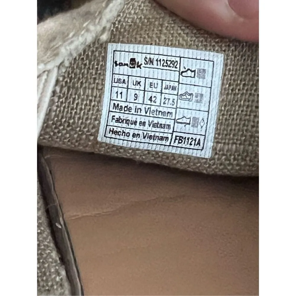 Sanuk Donna X Grateful Dead Women's Slip On Flats Size 11 Tie Dye Surfer Shoes - Image 6