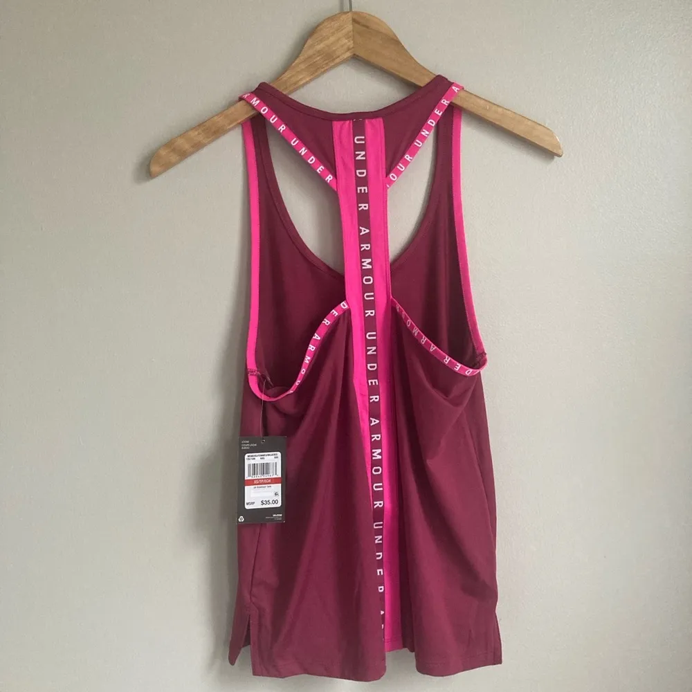 New Under Armour pink tank top - Image 2