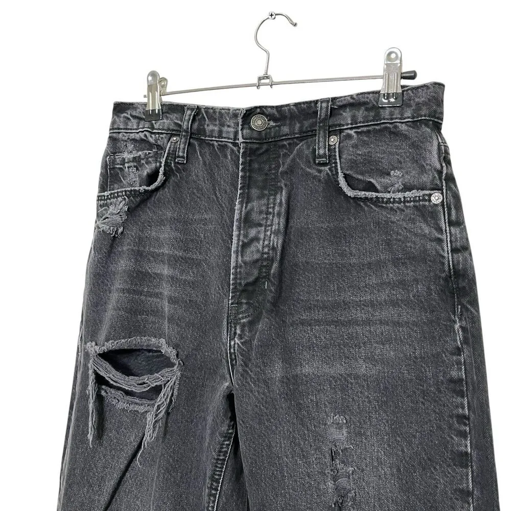 Free People We The Free Baggy Boyfriend Jeans Women's Size 27 Distressed - Image 4