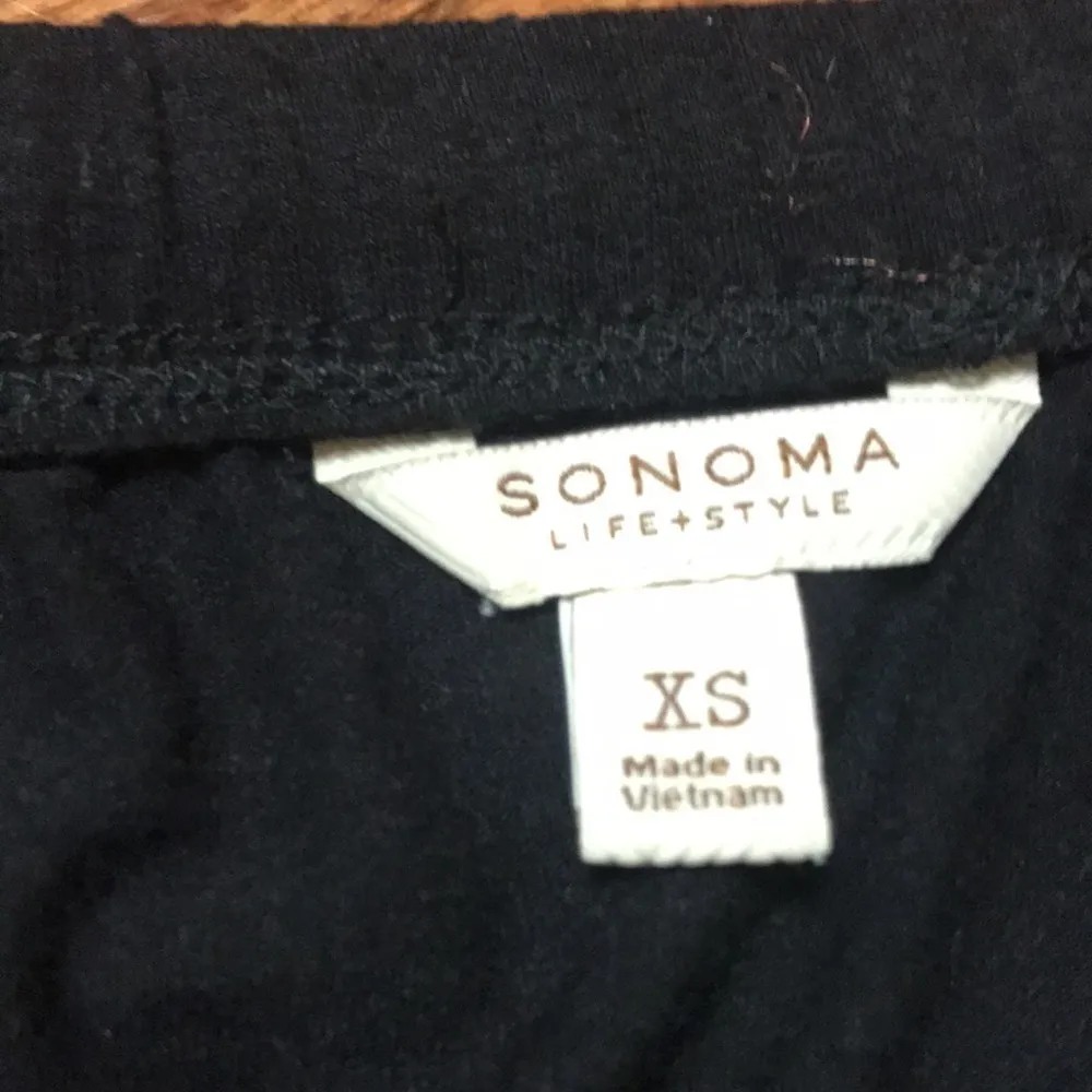 Sonoma black jersey midi skirt - Image 4