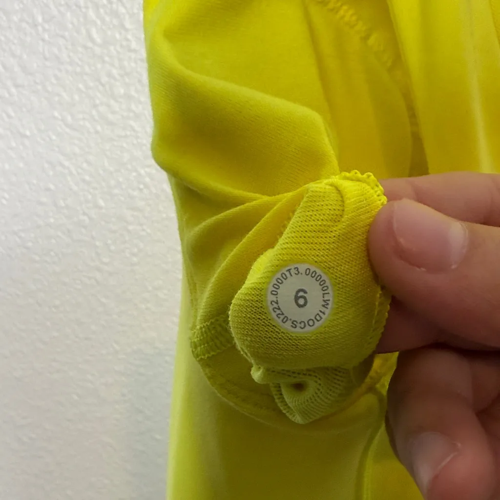 Lululemon Court Crush Dress Electric Lemon 6 - Image 6
