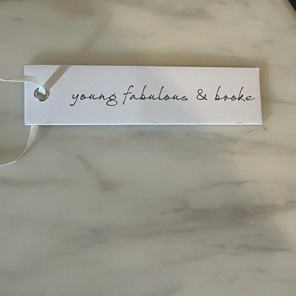 YFB Young Fabulous & Broke Black Linen Blend Maxi Shirt Dress Size M - Image 8