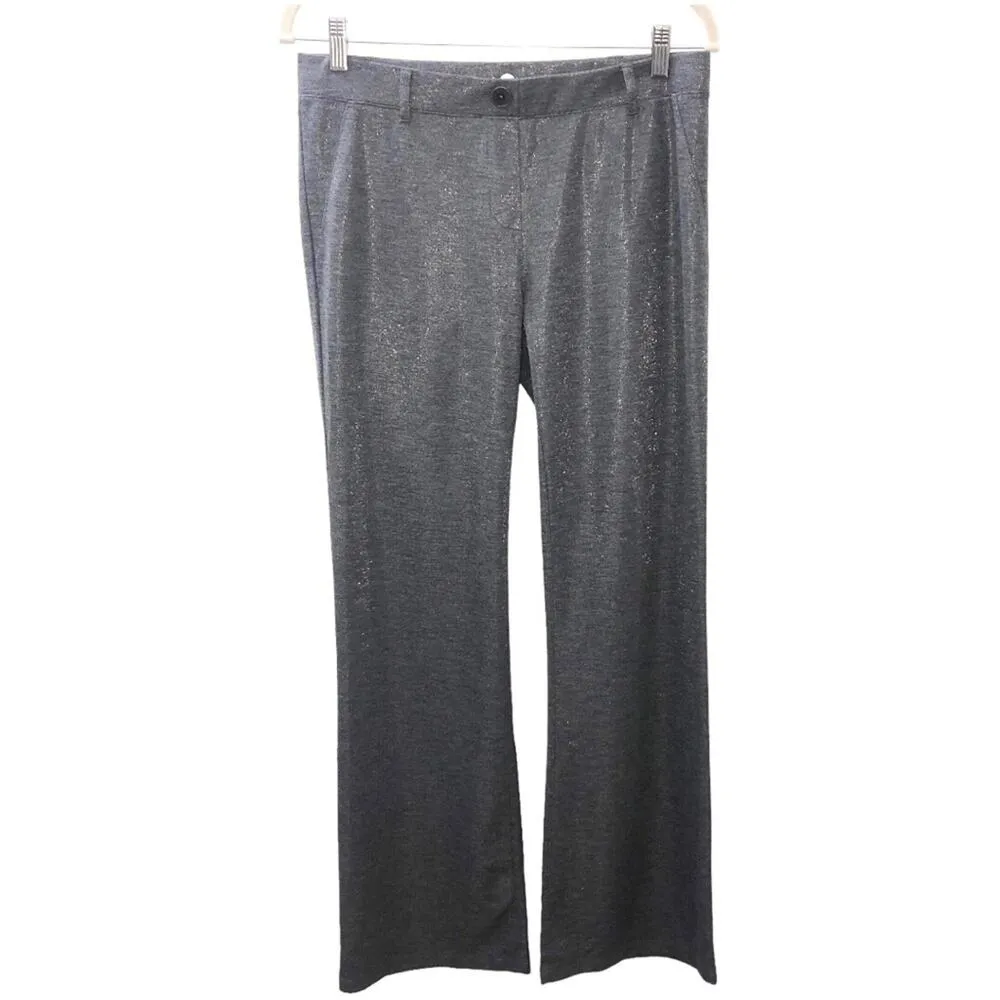 Betabrand Classic Dress Yoga Pants in Shimmering Charcoal Medium EUC - Image 2