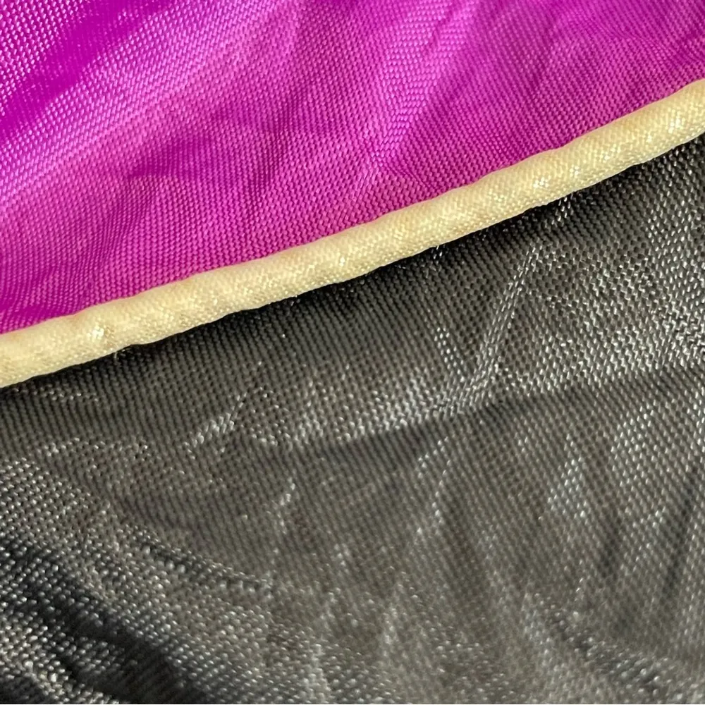 Vintage Jacket Women's Windbreaker Green Purple Geometric Celestial Flaws Medium - Image 10