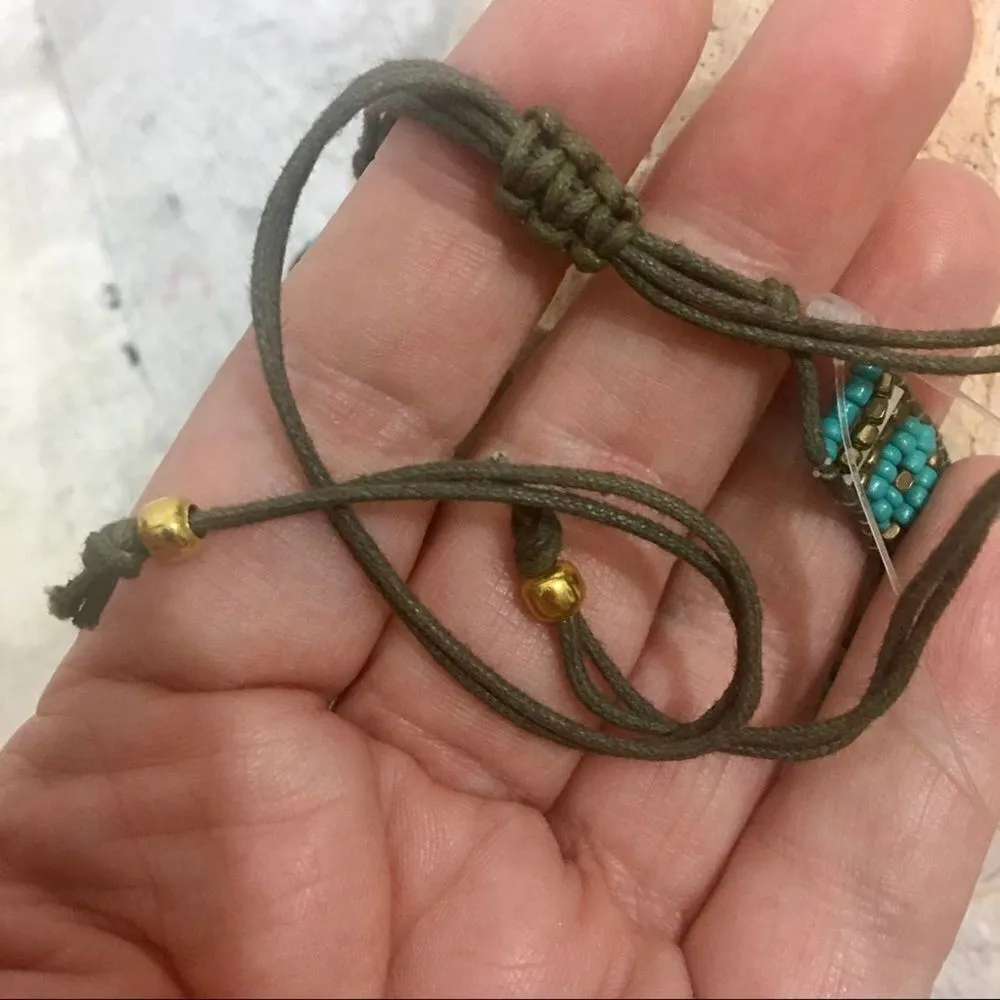 Amrita Singh turquoise beaded sliding choker - Image 4