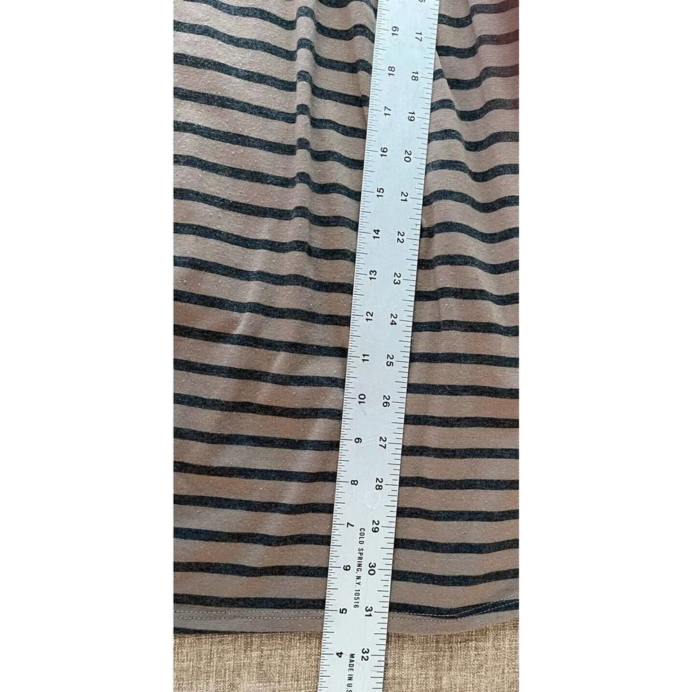 MTS Women's Size Small Striped Tunic/Short Dress, Empire Waist Pockets Lagenlook - Image 6