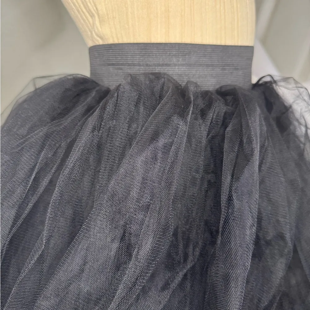 WDPL WOMENS SOLID BLACK COLORED LONG SKIRT SIZE 5XL. B1 - Image 8