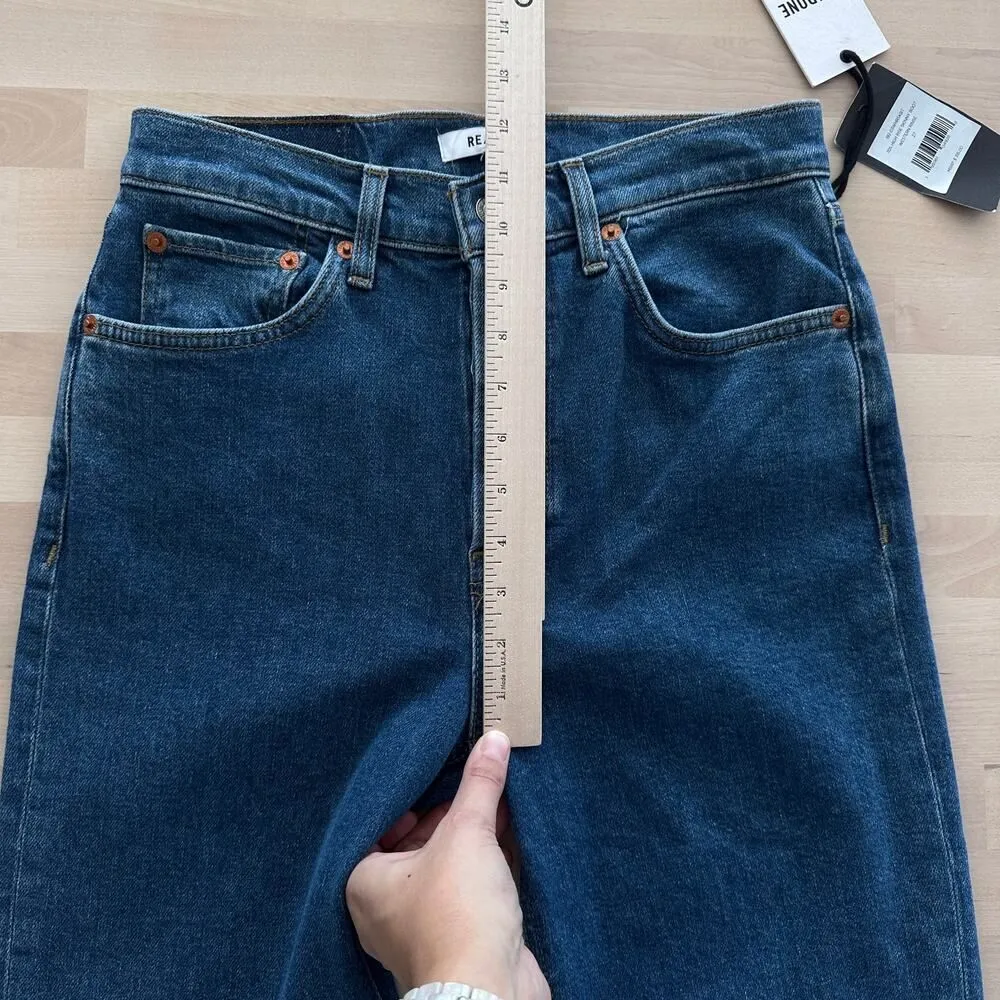 Re/Done Jeans Womens 27 High Rise Skinny Boot Western Rinse Stretch - Image 14