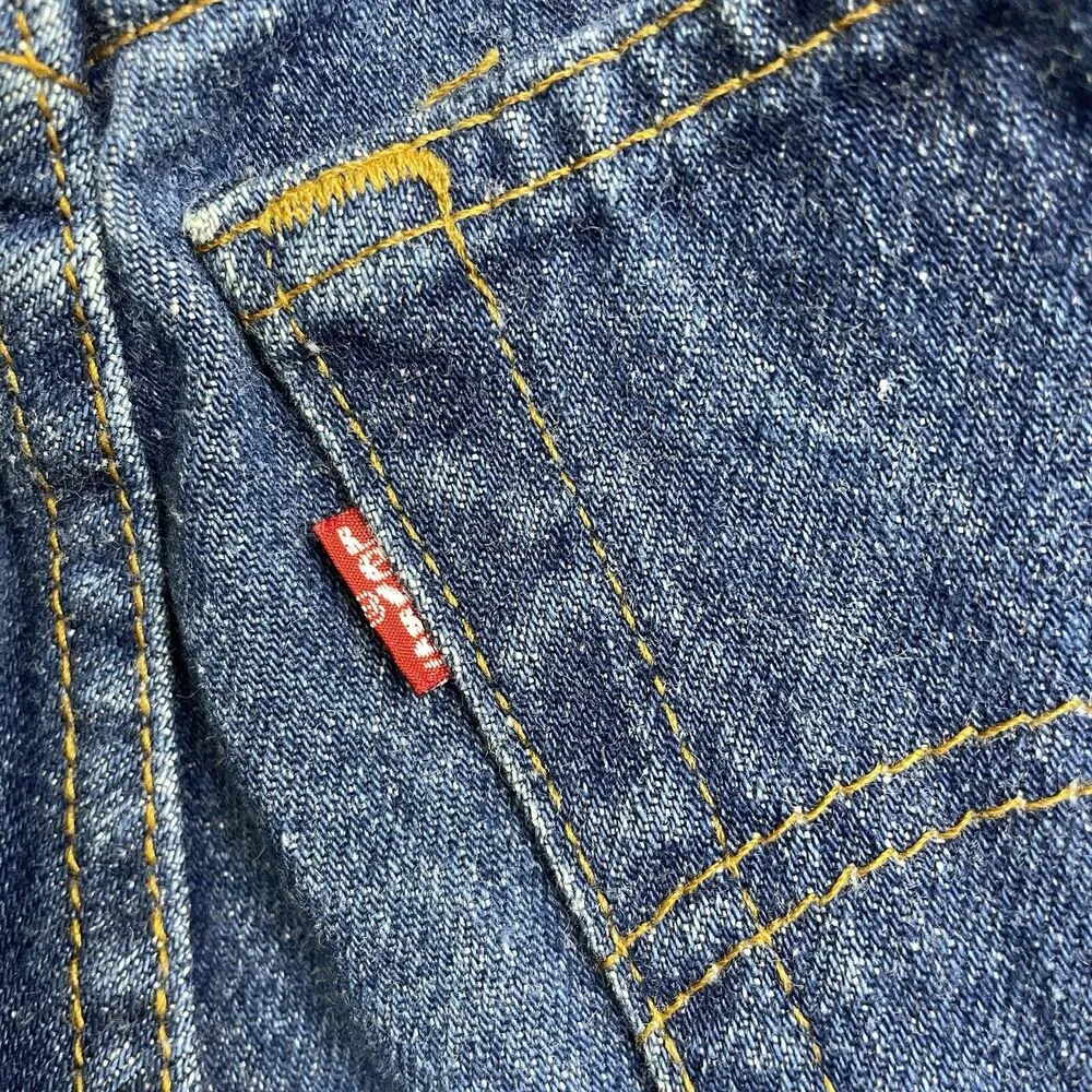 Vintage 80s Levis 501 Jeans Size 9 (25x30) Juniors Womens Denim Button Fly USA - Image 11