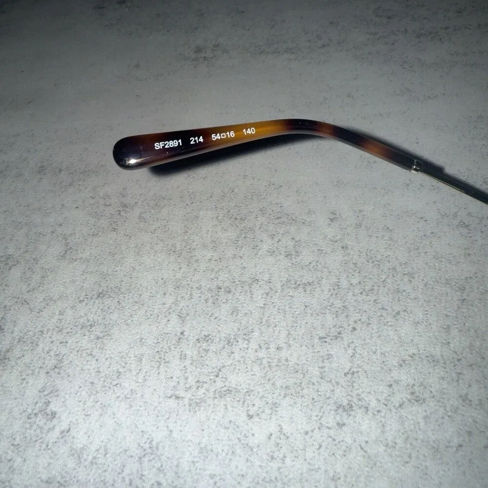 NEW Salvatore Ferragamo SF 2891 214 Tortoise Eyeglasses 54/16/140 with Case - Image 5