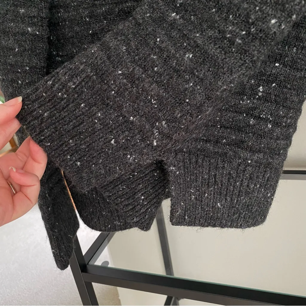 NWT Madewell Donegal Wool Blend Mockneck Sweater in Coziest Yarn - Image 3