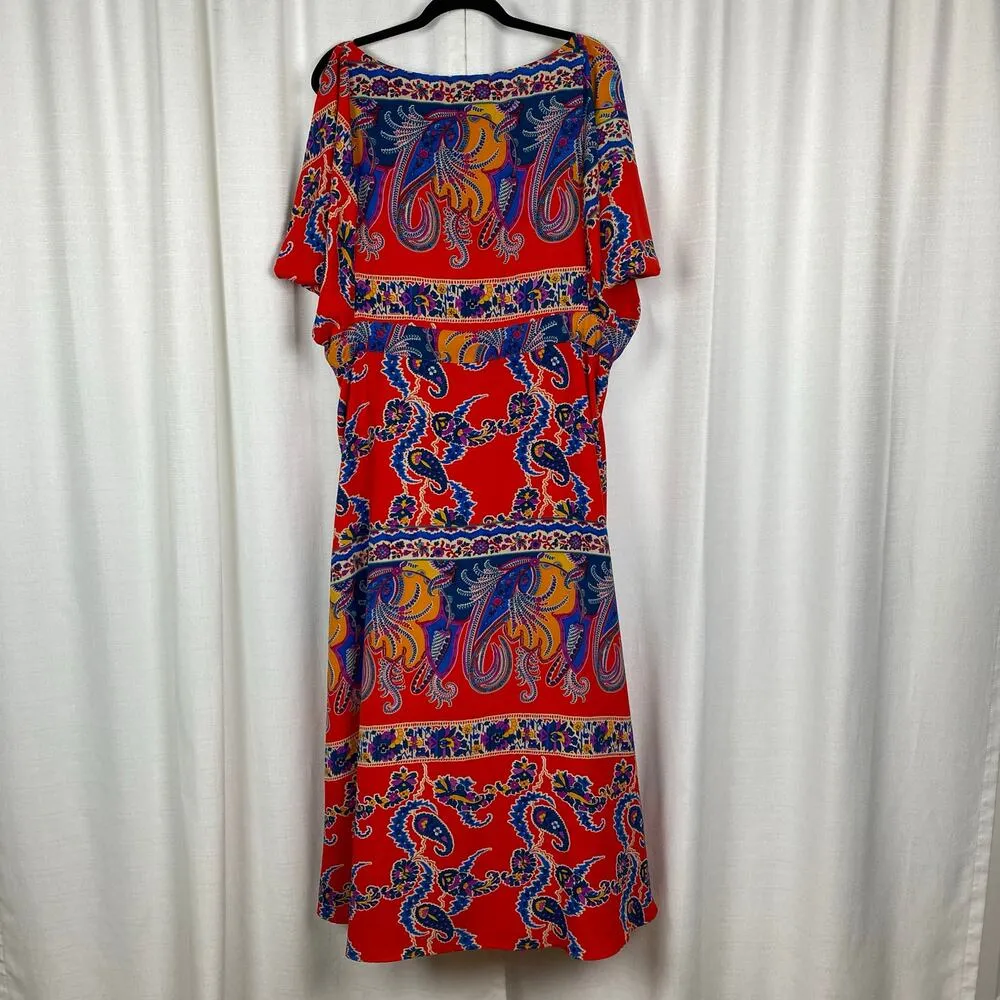Anthropologie Eva Franco Turin Kimono Dress Sz.6 - Image 9