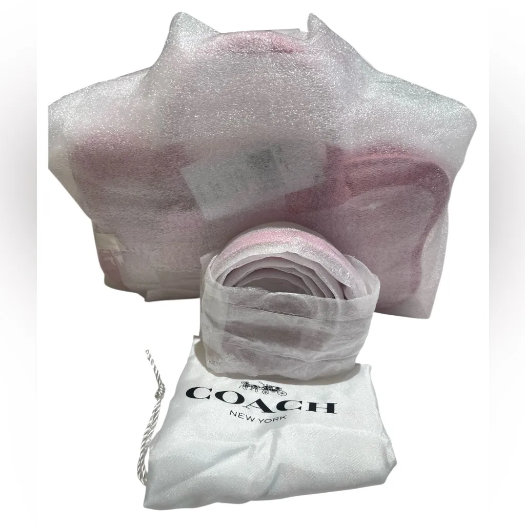 Coach  PINK BOW BAG WITH QUILTING - Image 5