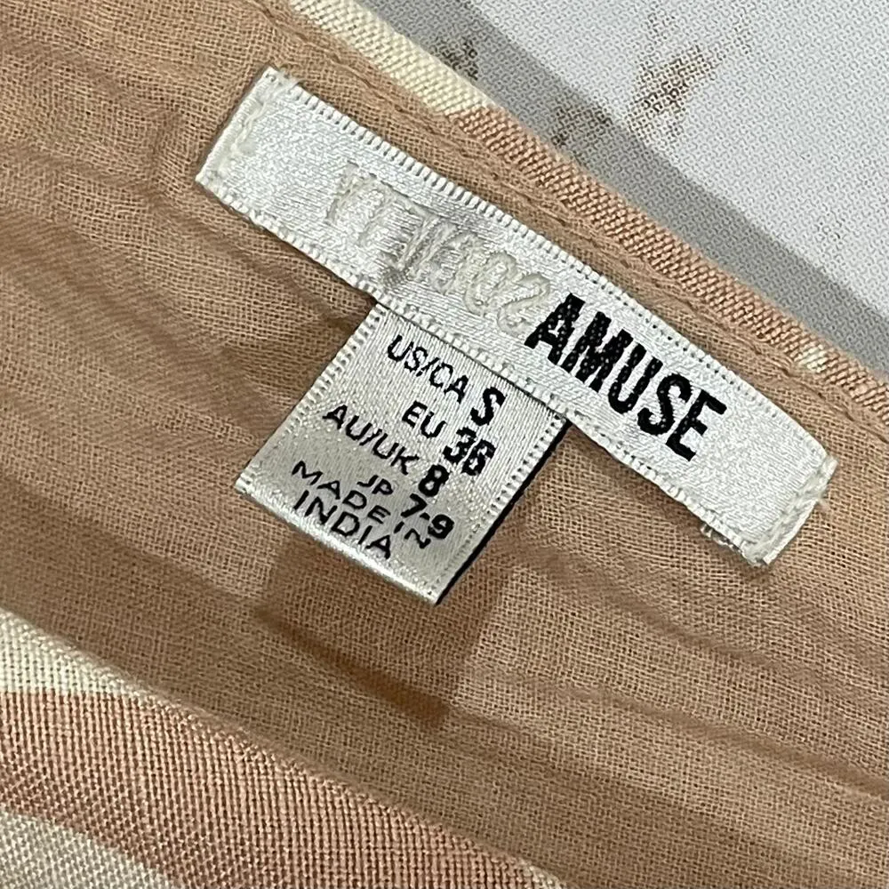 Amuse Society Regatta Woven Mini Wrap Dress - Coral Sands - Small - Image 13