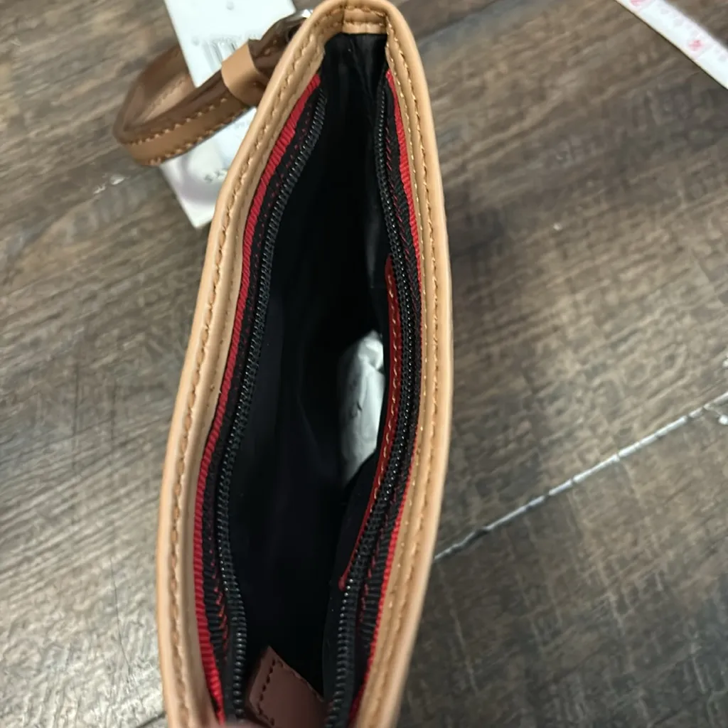 Vintage Tommy Hilfiger Women's Wristlet‎ Wallet Small  Tan Clutch Bag NEW - Image 5