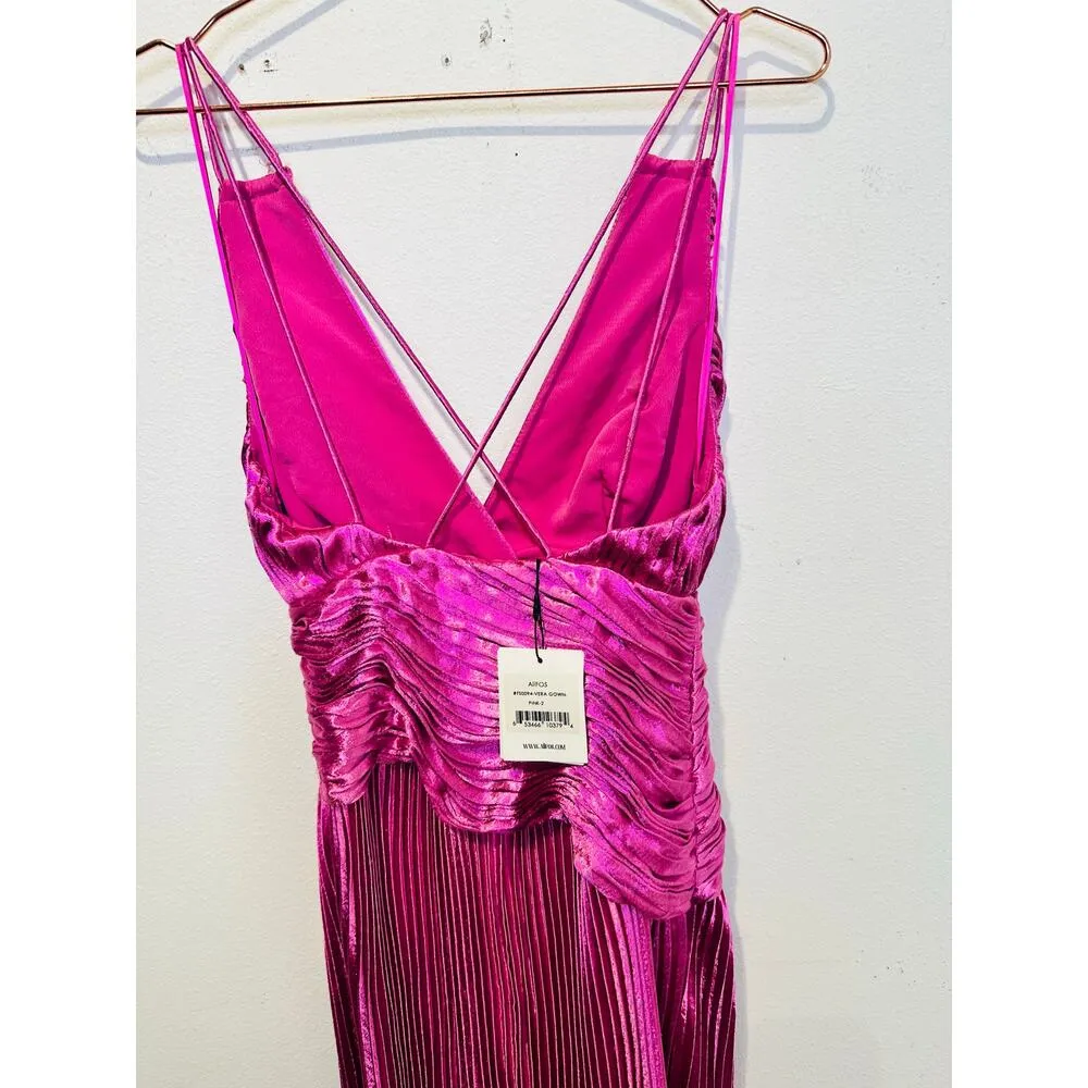 NWT AIIFOS Magenta Pink Surplice V - Image 9