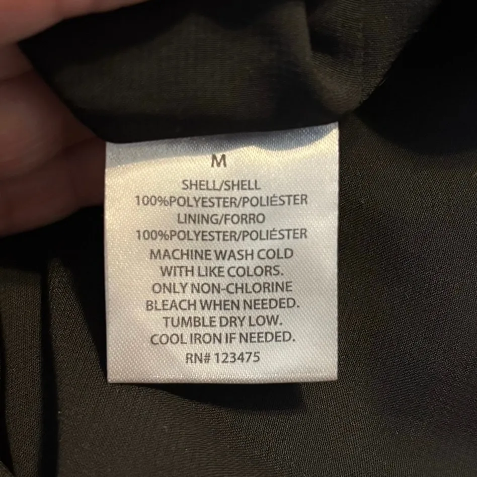 Textile Elizabeth and James Size M Candice Tiered Ruffle Midi Dress Boho Peasant Black Size M - Image 6