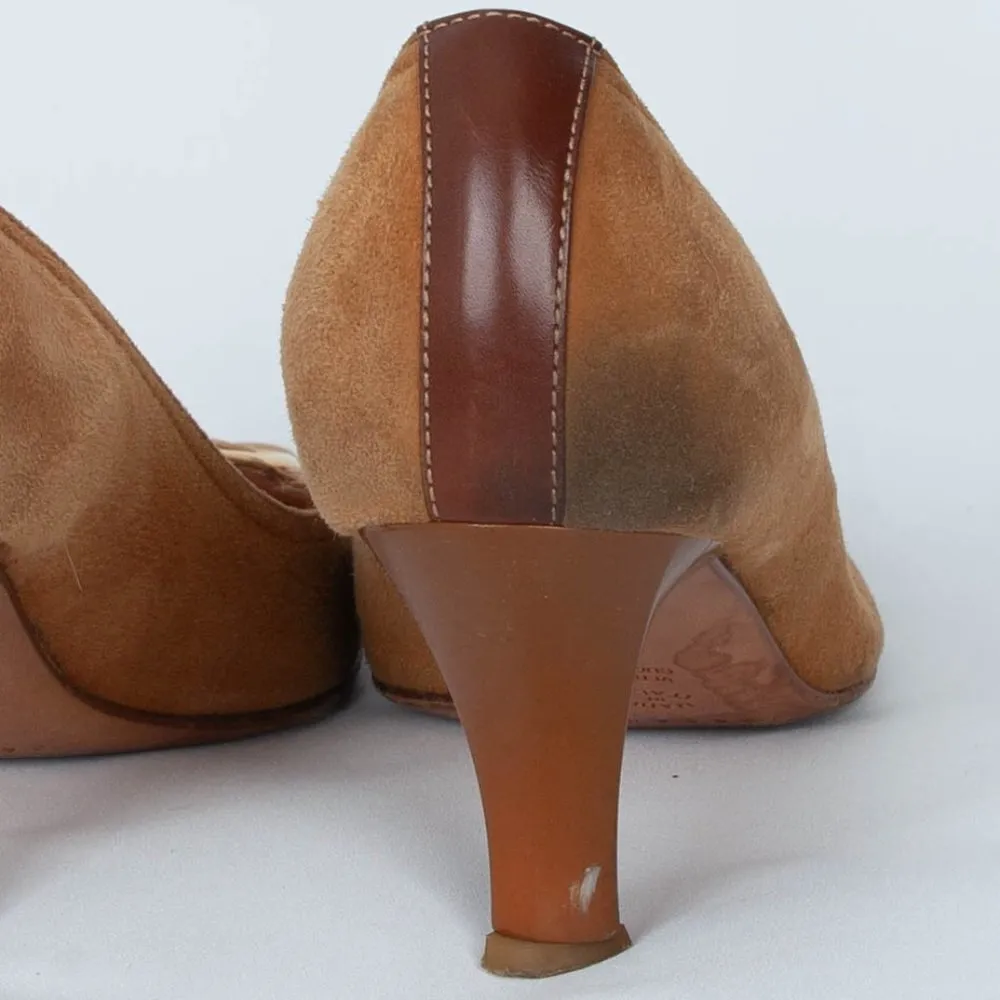 Casadei Suede Buckle‎ Pump Heels Size 9 - Image 8