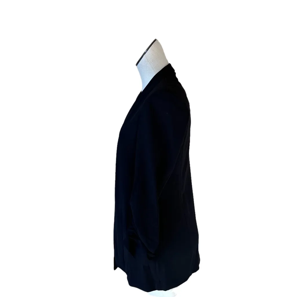 NWT T Tahari Collarless Open Front Blazer Black SZ-2X - Image 7