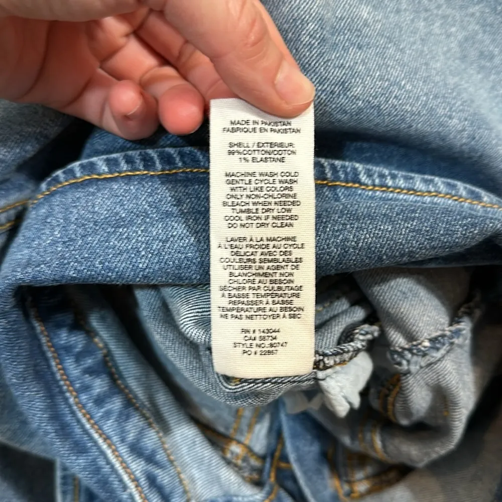 Avec Les Filles Denim Jumpsuit Shortsleeve Blue Cowgirl Cowboy Women Size 30 - Image 11