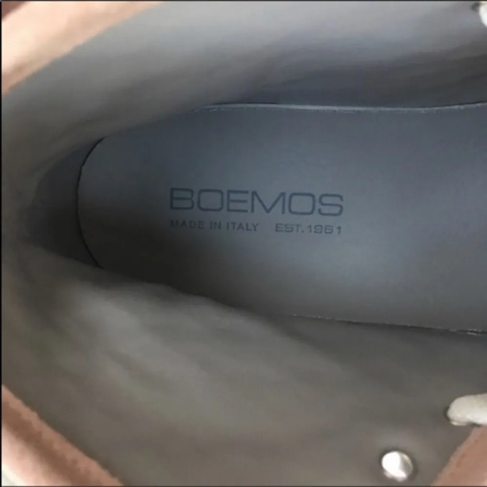 Boemos Woven Pink Powder Suede Sneakers Size 8 - Image 6