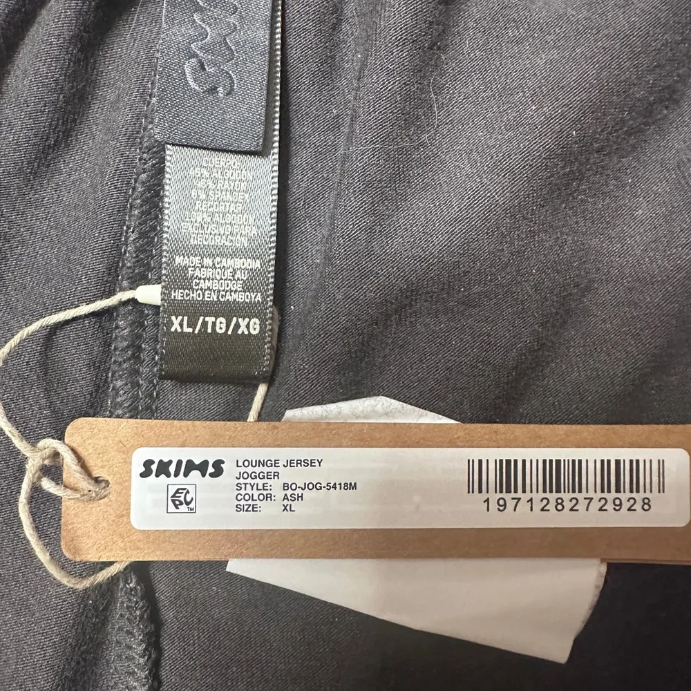 Classic Cotton Joggers Sweatpants Dark SKIMS Women’s Grey XL - Image 6