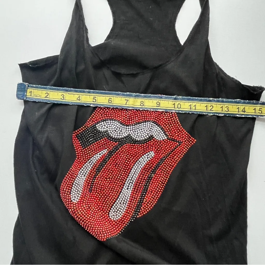 Black Graphic Tank Top Size M - Image 6