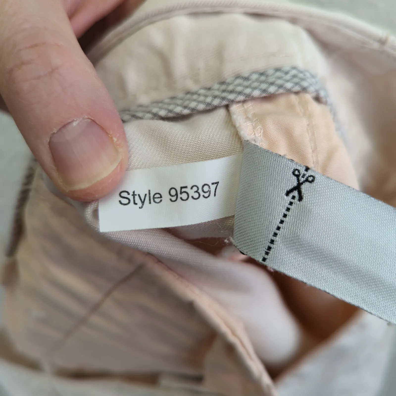 Y2K J Crew Favorite Fit Wide Leg Chino Pants Womens 10S Petite Light Pink Cotton - Image 10