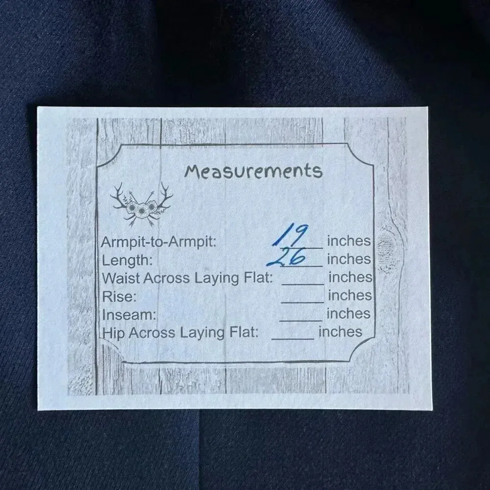 Cupcakes and Cashmere Single Button Blazer Navy Blue Notch Lapel Work SZ M - Image 9