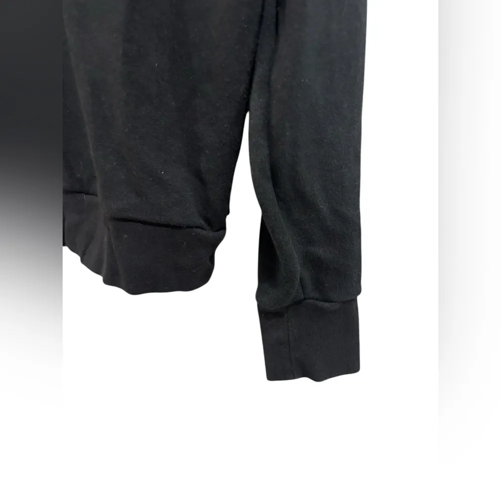 J. Crew Varsity Colorblock Sweatshirt Black Medium Crewneck Pullover - Image 5